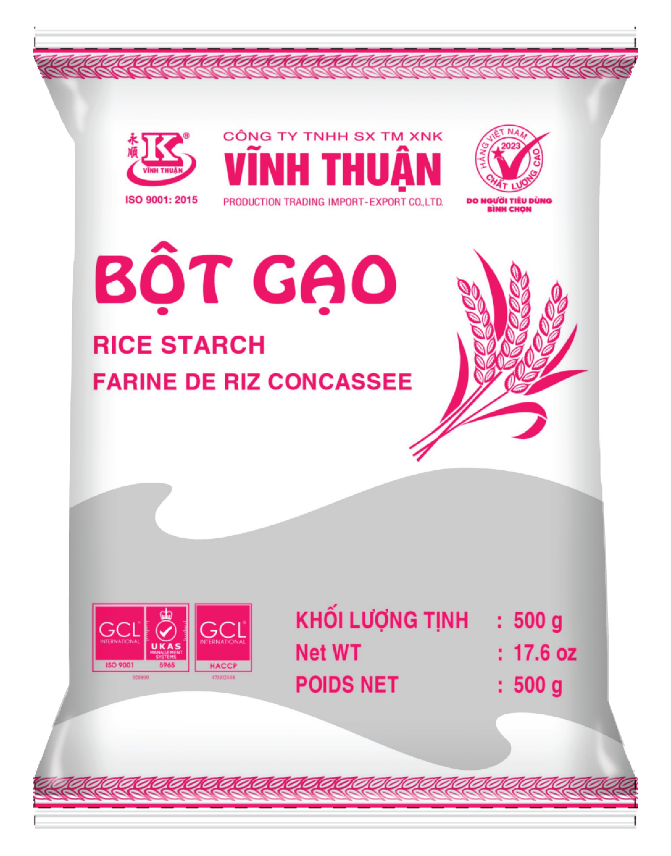 Bột Gạo Hạt Vĩnh Thuận 500g chính hãng Vĩnh Thuận