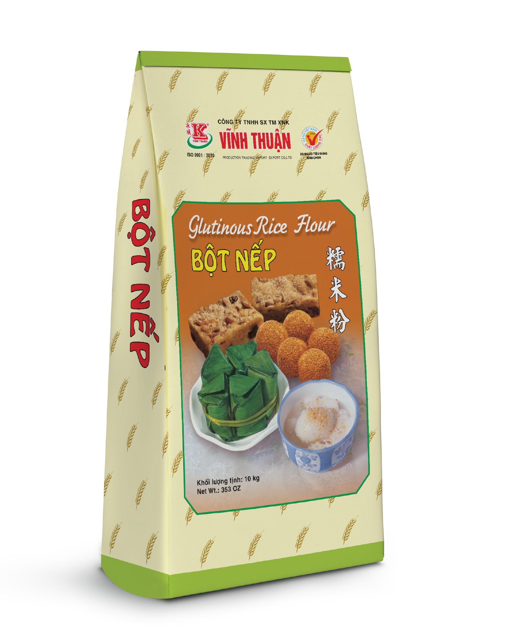 Bột Nếp Vĩnh Thuận 10kg chính hãng Vĩnh Thuận