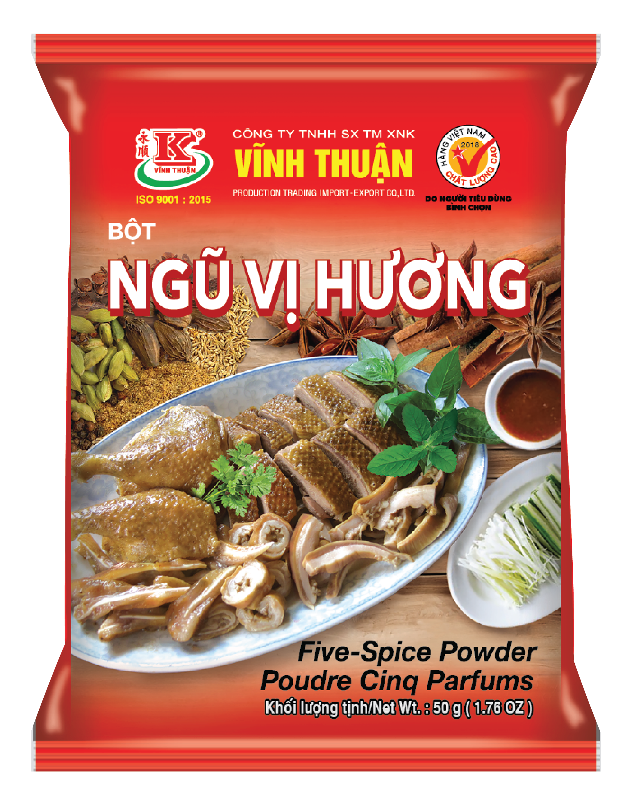 Bột Ngũ Vị Hương Vĩnh Thuận 10g/50g chính hãng Vĩnh Thuận