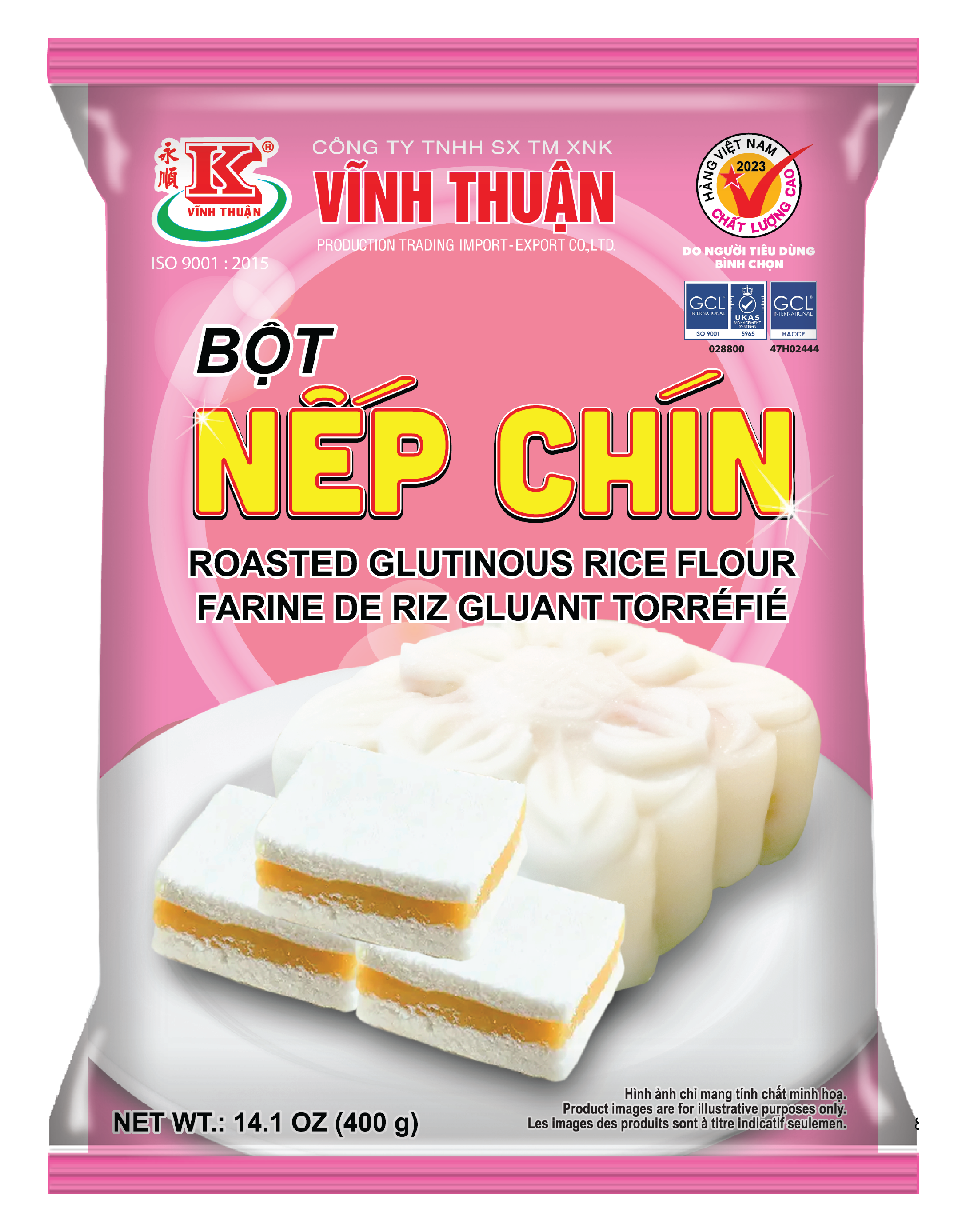 Bột Nếp Chín Vĩnh Thuận 1kg chính hãng Vĩnh Thuận