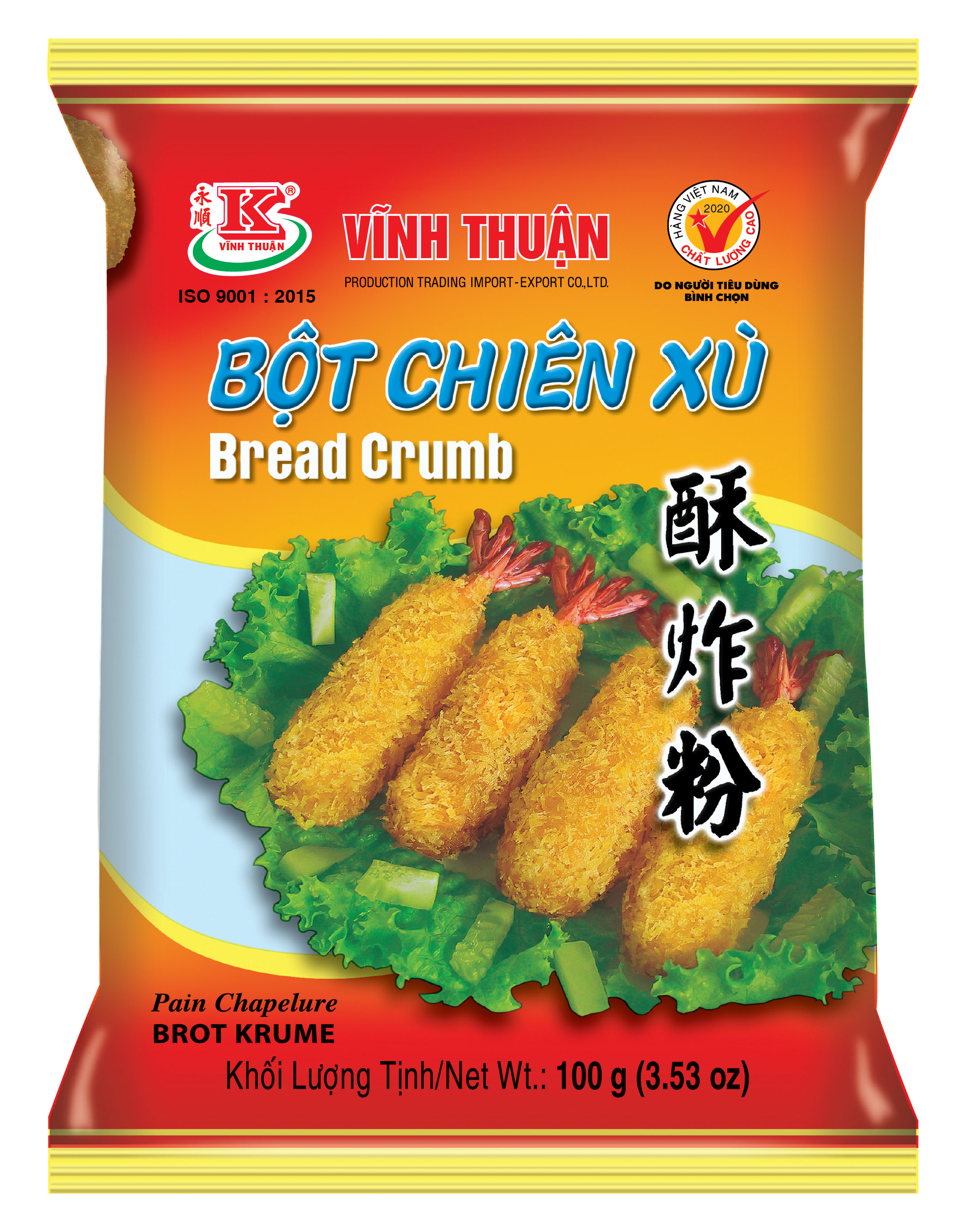 Bột Chiên Xù Vĩnh Thuận 100g/200g/1kg chính hãng Vĩnh Thuận